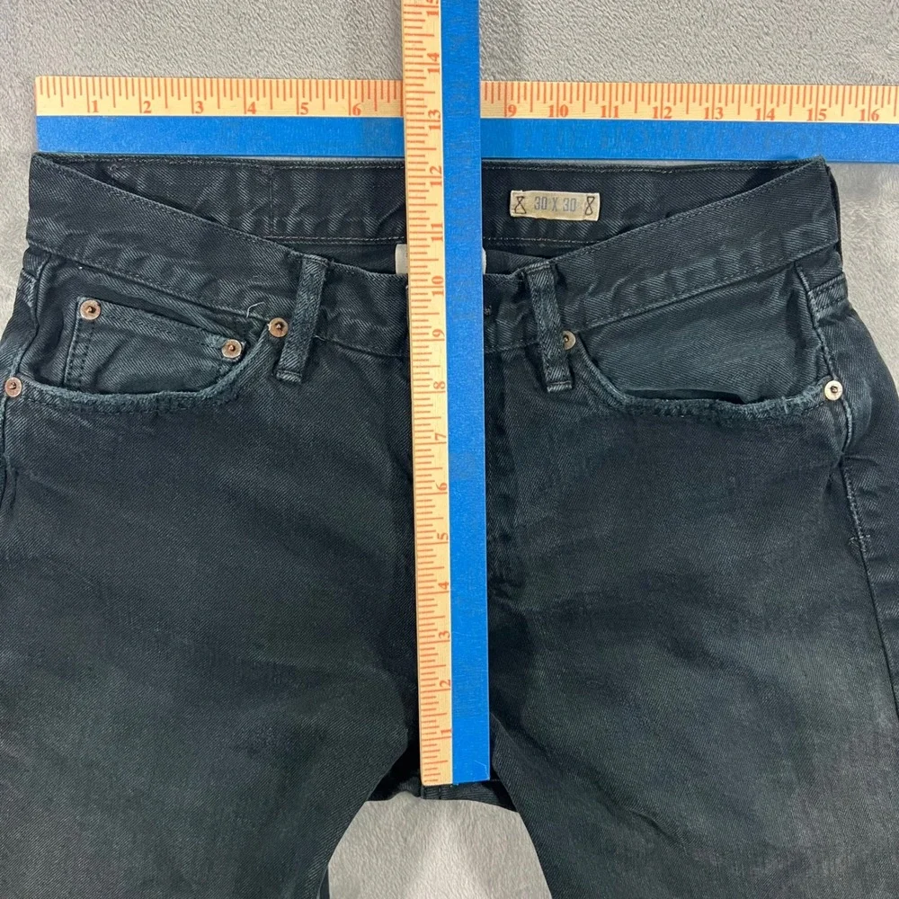 Polo Ralph Lauren Jeans Mens 30x30 Black Good Classic Straight Hudson Casual‎